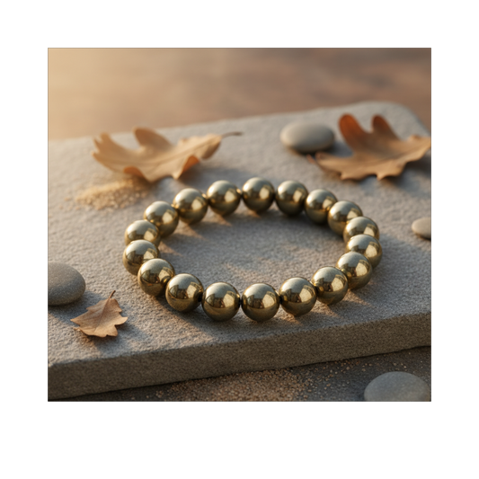 Pyrite Stone Bracelet