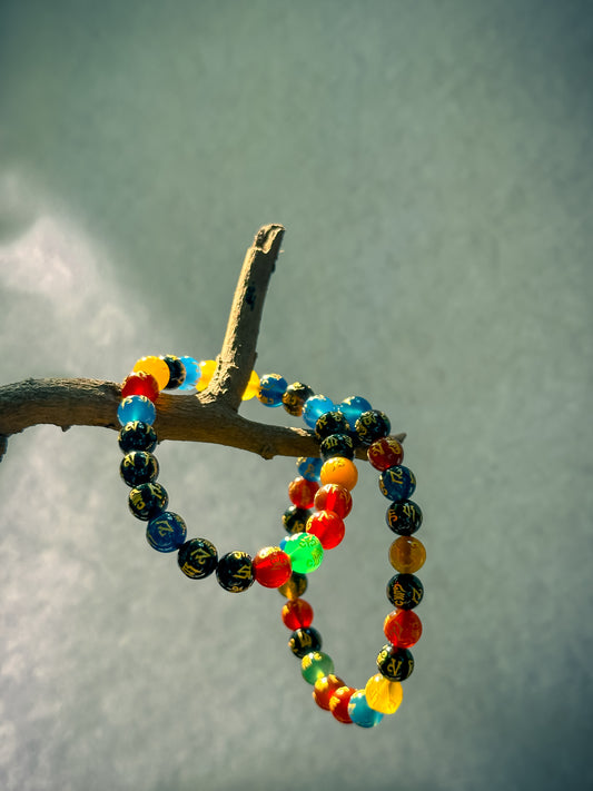 Om Mani Padme Hum Bracelet – Peace, Positivity & Spiritual Strength