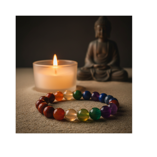 Multi Seven Chakra Healing Bracelet – Balance, Energy & Spiritual Harmony
